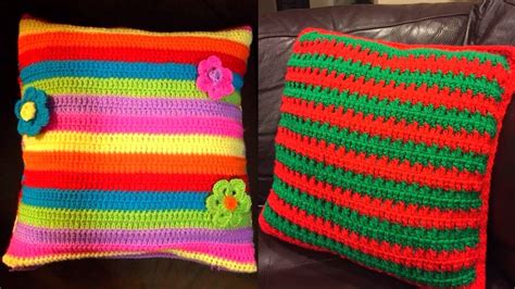 Unique And Stylish Free Crochet Cushions Covers Patterns YouTube