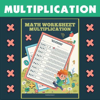 Kids Math Workbook multiplication worksheets by Crevous | TPT