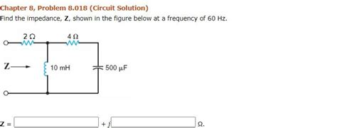 Solved Chapter 8, Problem 8.001 (Circuit Solution) Given | Chegg.com