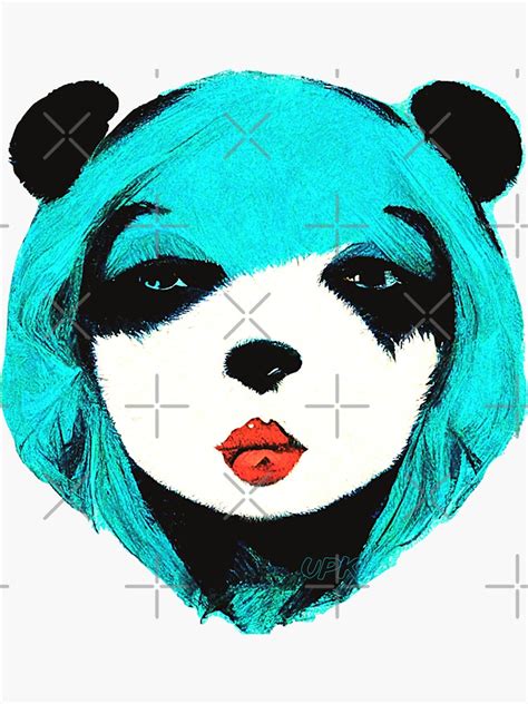 Unimpressed Warhol Panda Sticker For Sale By Upk Collective Redbubble