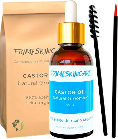 ACEITE DE RICINO tratamiento Pestañas Cejas o Cabello Castor Oil