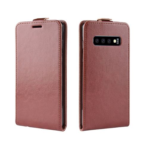 Handy Tasche für Samsung Galaxy S10 Vertikal Flip Schutz Hülle Case C