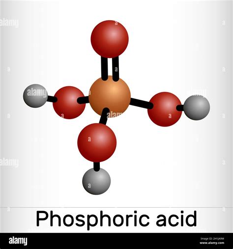 Phosphoric Acid Orthophosphoric Acid H2po4 Molecule It Is A Mineral