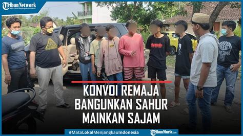 Viral Sekelompok Remaja Di Pati Konvoi Bangunkan Sahur Sambil Mainkan