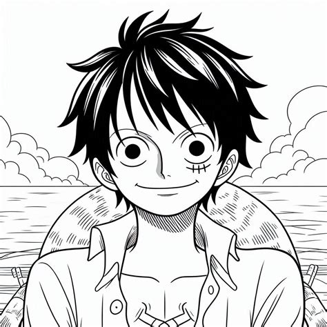 Luffy Desenho A Lapis - 9
