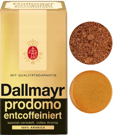 Dallmayr Prodomo Entcoffeiniert Kawa Mielona G