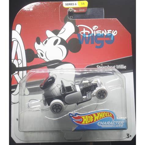 Jual Hot Wheels Disney Steamboat Willie Mickey Mouse Hitam Character Cars Shopee Indonesia