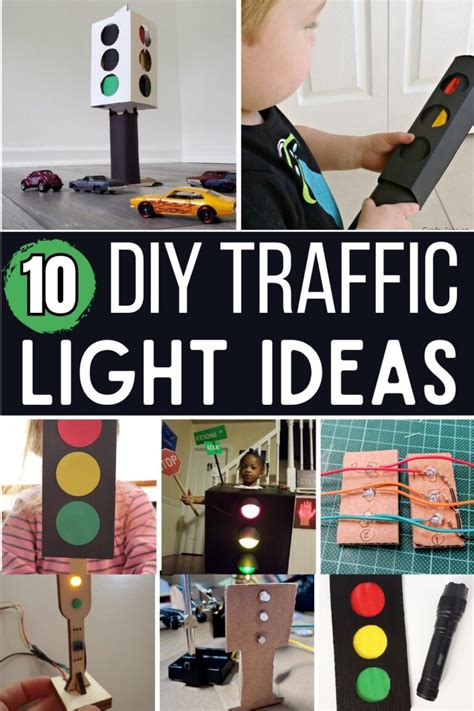 10 DIY Traffic Light Ideas For Kids Crafts - DIY Crafts