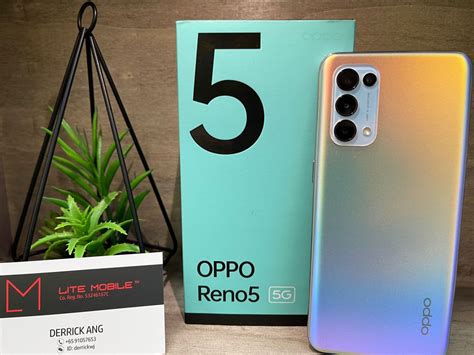 Oppo Reno G Gb Galactic Silver Mobile Phones Gadgets