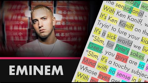 Eminem Im Back Lyrics Rhymes Highlighted 253 Youtube