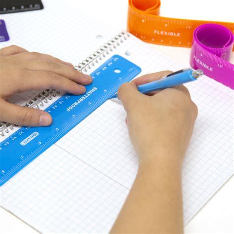 BAZIC 12" (30cm) Shatterproof Flexible Ruler Bazic Products