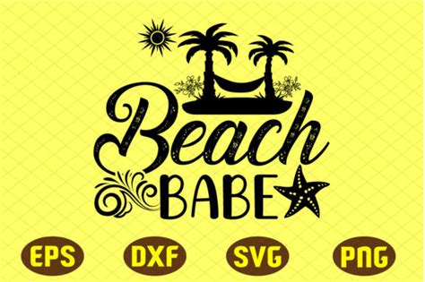Beach Babe Svg Bundle Graphic By Svg Design Hub Creative Fabrica