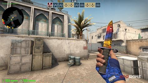 M9 Bayonet Marble Fade + Hand Wraps Cobalt Skulls | BroSkins - CS 2 ...