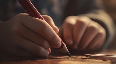 Premium AI Image | Realistic 3D illustration of hand holding pencil ...