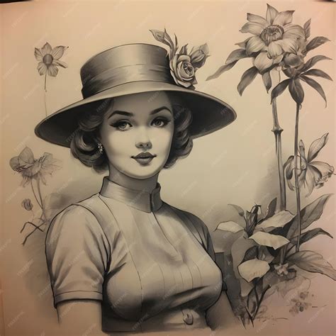 Premium Photo Vintage Items In Pencil Art