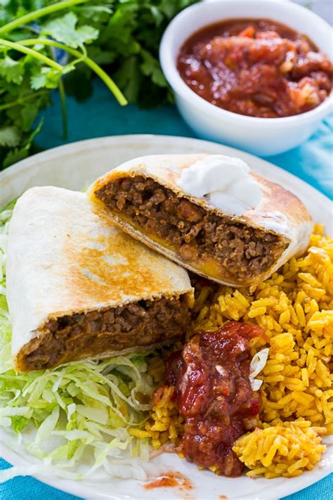 Beef and Bean Burritos - Spicy Southern Kitchen