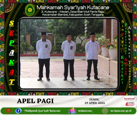 Ms Kutacane Apel Senin Rosbayatinur Pentingnya