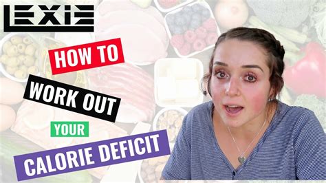 How To Work Out Your Calorie Deficit For Weight Loss Youtube