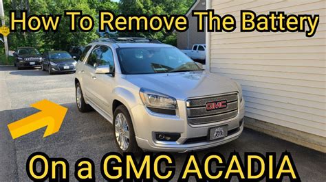 How To Replace The Battery In A 2006 2015 Gmc Acadia Youtube