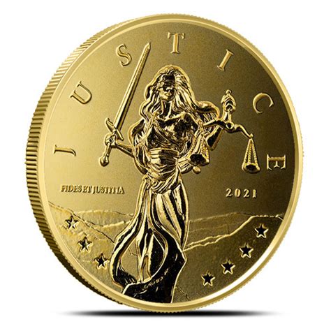 Gibraltar Lady Justice Oz Gold Coin Provident Metals