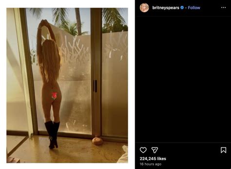 Britney Spears Just Posted A Totally Nude Pic LOOK Perez Hilton