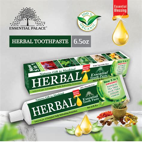 Organic Herbal Toothpaste – Essential Palace
