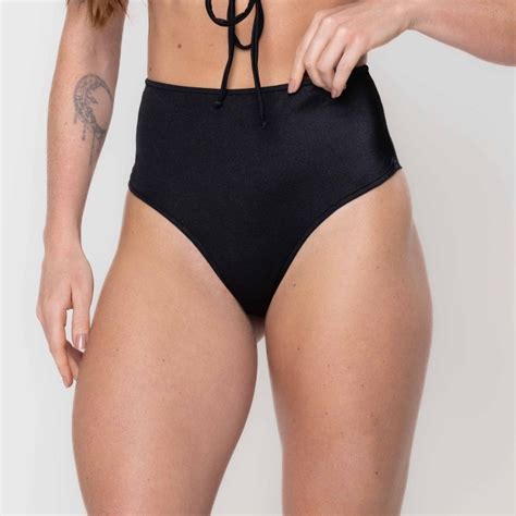 Calcinha Biqu Ni Hot Pants Fio Duplo Glee Preto Cacto