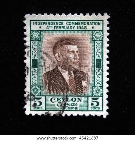 Ceylon Circa A Stamp Printed In Ceylon Shows Image Of Don