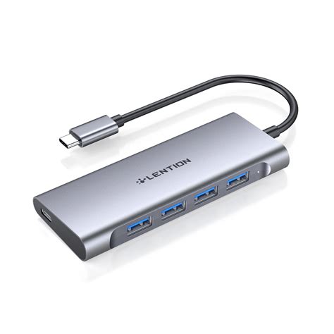 Hub Usb C Con Puertos Usb Adaptador De Carga Tipo C Para Macbook