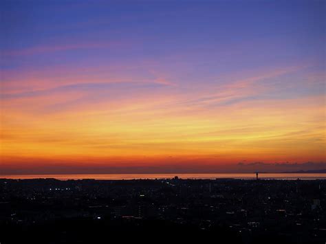 夕焼けグラデーション てんはなすず