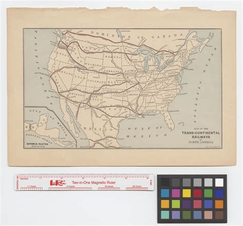 Transcontinental Railroad Map