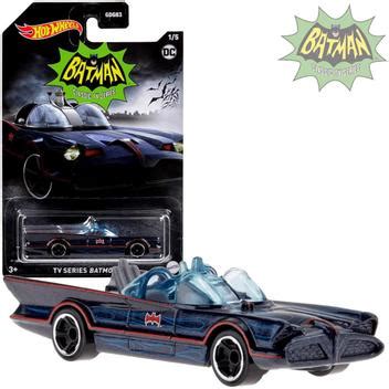 Carrinho Hot Wheels Batman Batmóvel Série Clássica de TV Mattel Carrinho de Brinquedo