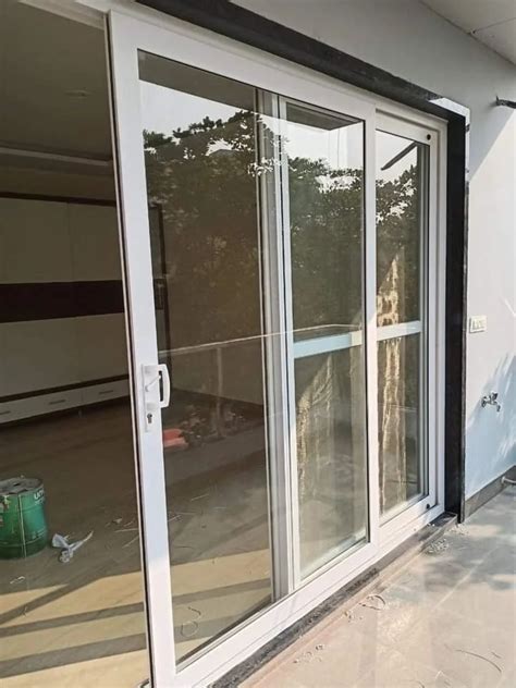 2 Track Sliding Toughened Glass Upvc Slider Door And Window At Rs 500