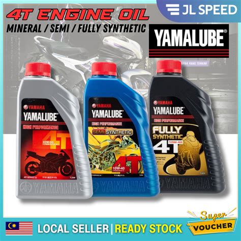 100 ORIGINAL YAMALUBE 4T ENGINE OIL MINYAK HITAM ENJIN 1 LITER 1L