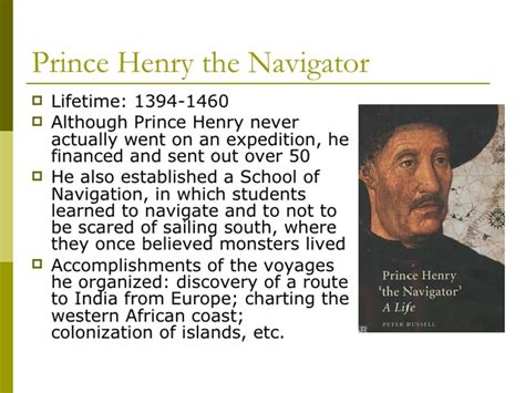 Information About Henry The Navigator