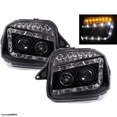 Car gr Suzuki Jimny 1998 2018 Εμπρόσθια Φανάρια Led Angel Eyes