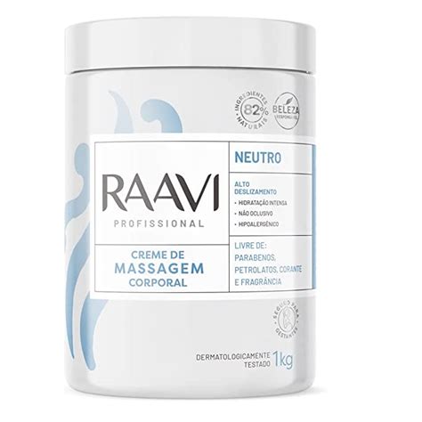 Creme De Massagem Corporal Neutro Raavi