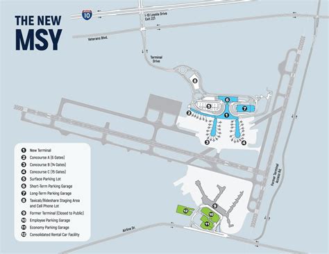 map of new orleans airport 4