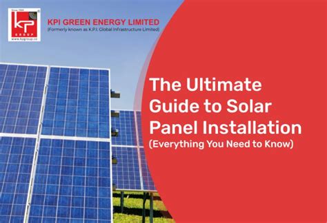 The Ultimate Guide To Solar Panel Installation Everything You Need To Know