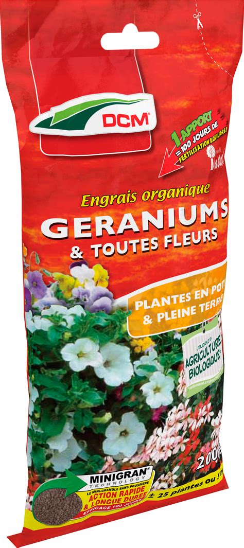 Engrais G Raniums Toutes Fleurs Dcm Dcm