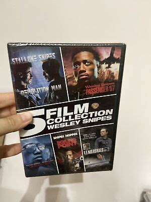 5 Film Collection Wesley Snipes New DVD Boxed Set 3 Pack Shrinkwrap