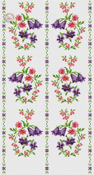 Kanavi E Yeditepe Cross Stitch Patterns Flowers Cross Stitch