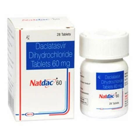 Daclatasvir NATDAC Daclatasvir Dihydrochloride Tablets And 28