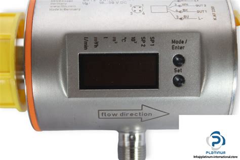 Ifm Sm Magnetic Inductive Flow Meter Platinum International