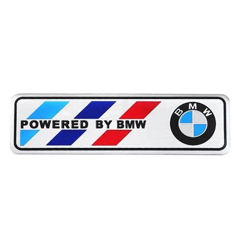 Powered By BMW Motorsport Emblem Sticker