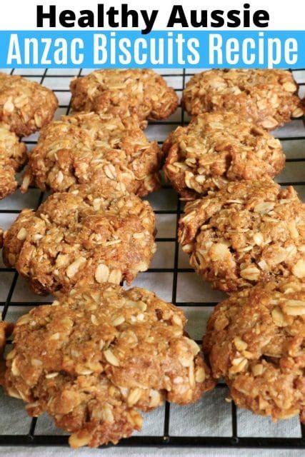 Healthy Aussie Anzac Biscuits Recipe Dobbernationloves