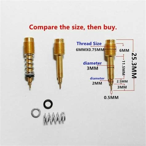 Mikuni Carburetor Carb Mixture Screw Fuel Ratio Adjusting Screw VM22