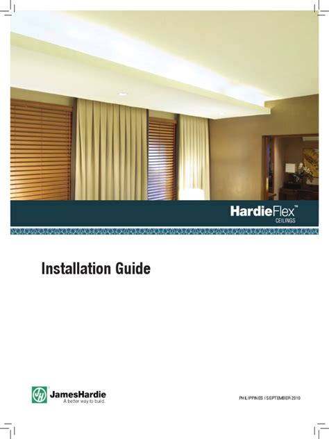 HardieFlex Ceilings Installation Manual | Framing (Construction ...