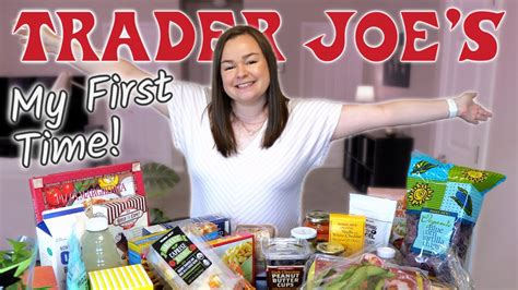 My First Time Trying Trader Joe S Shopping Haul Taste Test Youtube