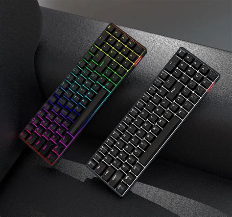 Ajazz Ak Ultra Compact Form Factor Triple Mode Hot Swap Mechanical Gaming Keyboard Abs